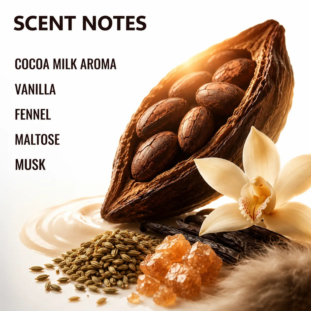 Chocolate Musk Eau De Parfum - Bottle Perfume, Daily Scented Fragrance EDP, Warm Sweet Gourmand Scent with Cocoa, Vanilla and Musk Notes, 100 Ml Single Bottle Perfume Spray