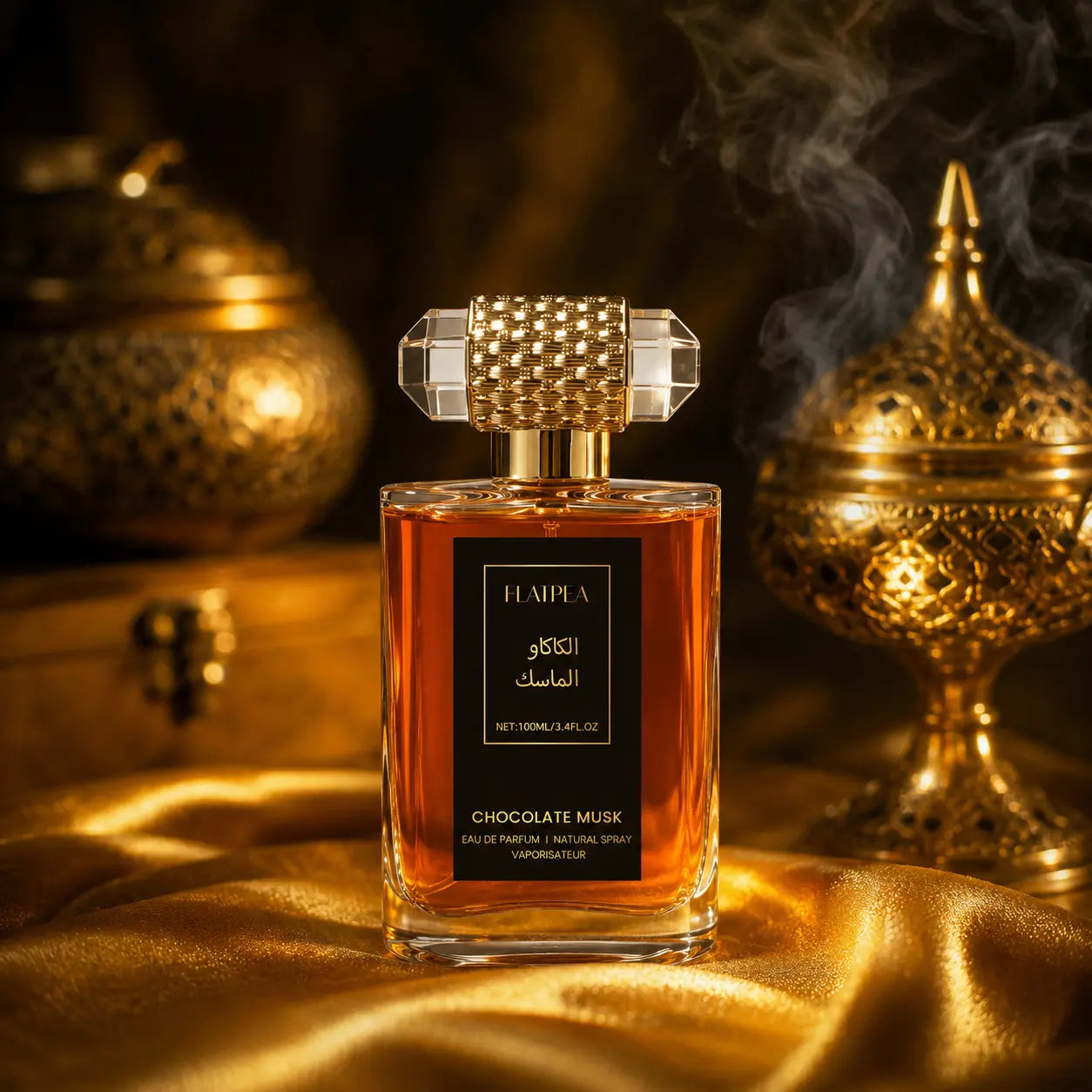 Chocolate Musk Eau De Parfum - Bottle Perfume, Daily Scented Fragrance EDP, Warm Sweet Gourmand Scent with Cocoa, Vanilla and Musk Notes, 100 Ml Single Bottle Perfume Spray