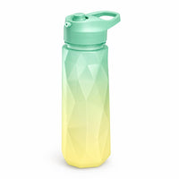 Spray water bottle in mint and yellow gradient